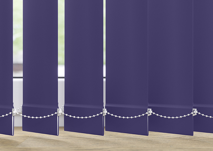 Trinity (Blackout), Royal Blue - Vertical Blind - Image 4